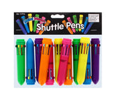12PK SHUTTLE PENS 10 COLOUR